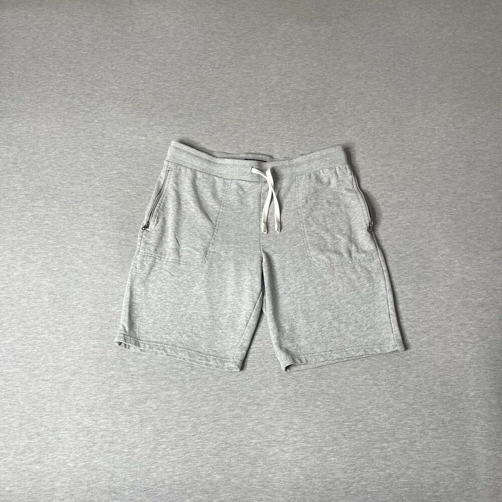Express Men’s Comfy Heather Grey Pocket Lounge Jogger Shorts